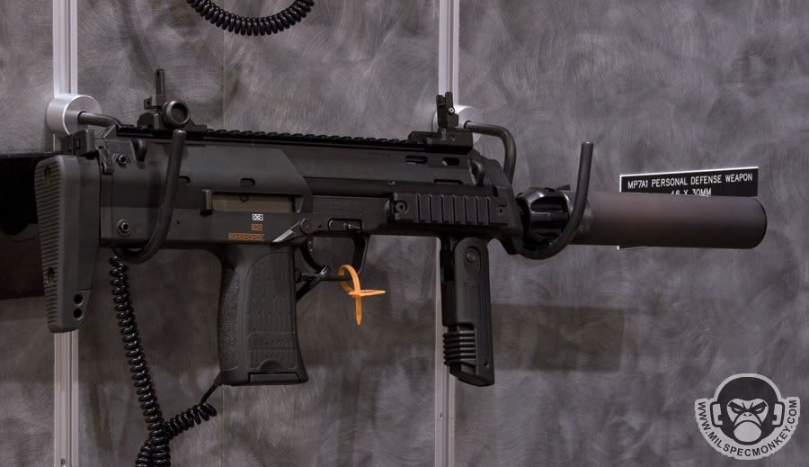 Heckler And Koch Mp7 Personnel Defense Weapon Pdw Silenced Photo By